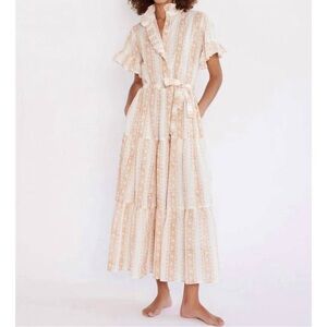 MILLE victoria dress in mumbai stripe